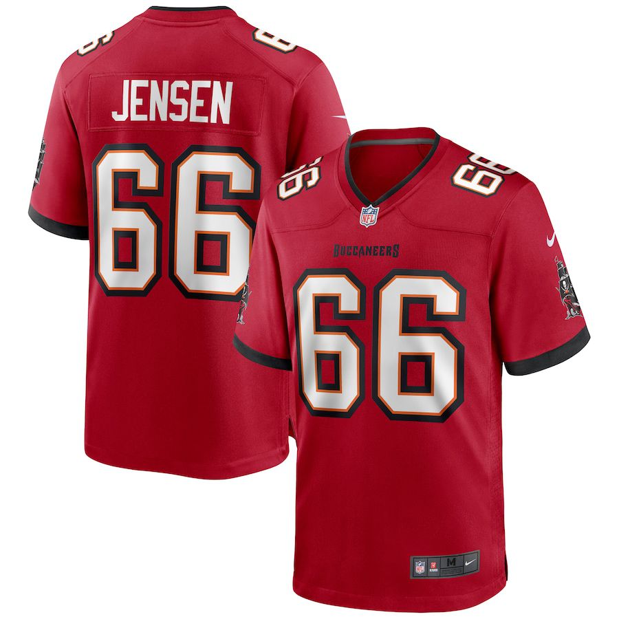 Men Tampa Bay Buccaneers 66 Ryan Jensen Nike Red Game NFL Jersey